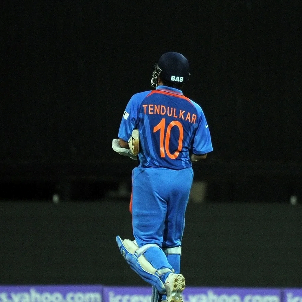 Tendulkar's No. 10 Jersey