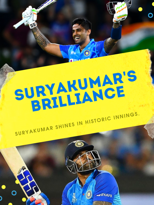 Suryakumar shines in historic innings.